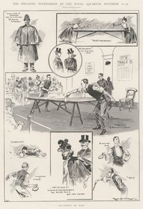 El Torneo de Ping-Pong en el Acuario Real, 11-14 de Diciembre de Ralph Cleaver